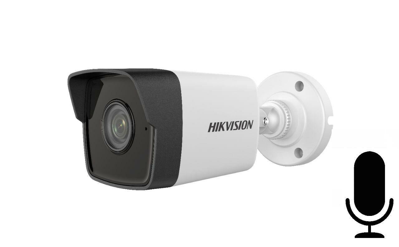 Hikvision DS-2CD1023G0-IUF 2 Mp 4mm Dahili Mikrofonlu Ir Bullet Ip Kamera
