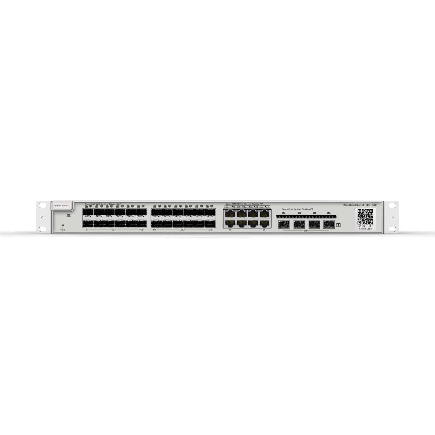 Ruijie RG-NBS5200-24SFP/8GT4XS 24 Port Sfp Yönetilebilir Switch