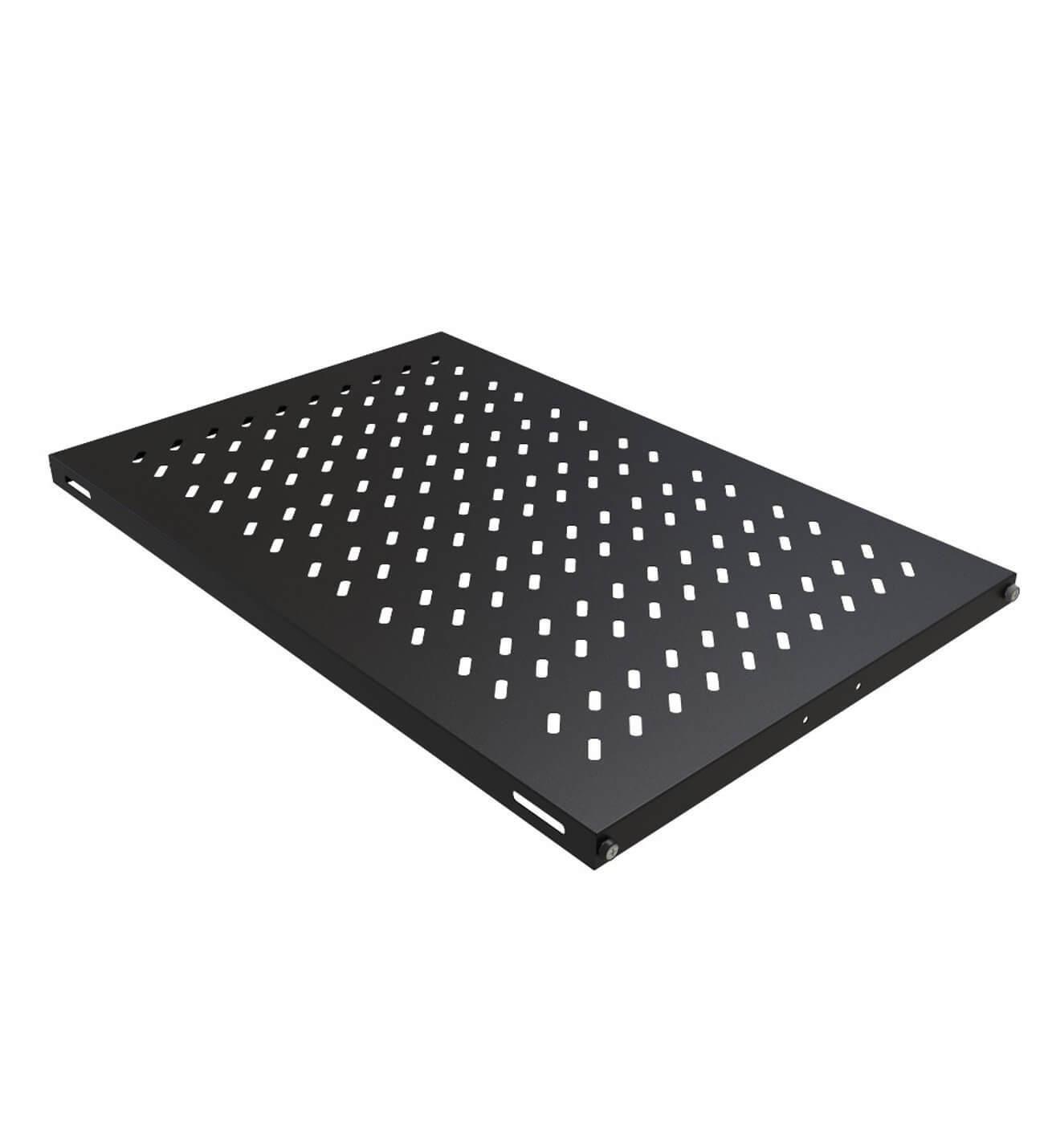AGER AA-SBT10-A-S1 Dikili Tip 19" 1U D1000mm için Sabit Siyah Raf Modülü