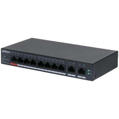 Dahua CS4010-8GT-110 8 Port 110W Poe 10/100 2x Rj45 Gigabit Uplink Cloud Yönetilebilir Gigabit PoE Switch