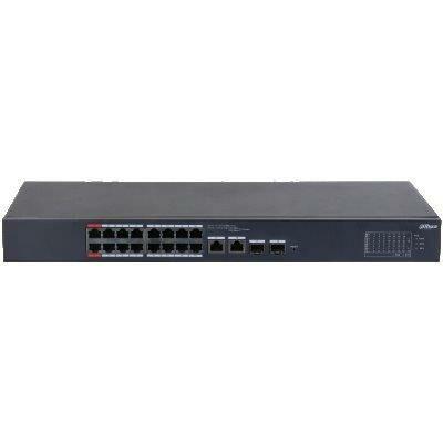 Dahua CS4218-16ET-135 16 Port 135W Poe + 2x Rj45 2xSfp Gigabit Uplink Cloud Yönetilebilir PoE Switch