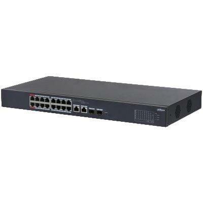 Dahua CS4218-16ET-190 16 Port 190W Poe 10/100 2x Rj45 2xSfp Gigabit Uplink Cloud Yönetilebilir PoE Switch