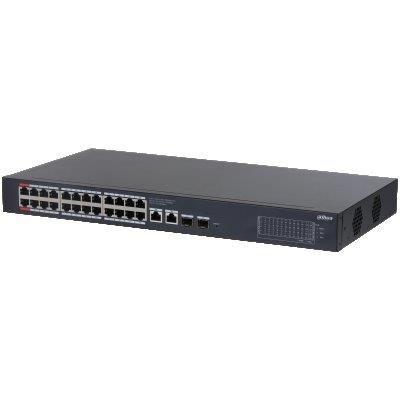 Dahua CS4228-24GT-375 24 Port 375W Poe 2x Rj45 2xSfp Gigabit Uplink Cloud Yönetilebilir Gigabit PoE Switch