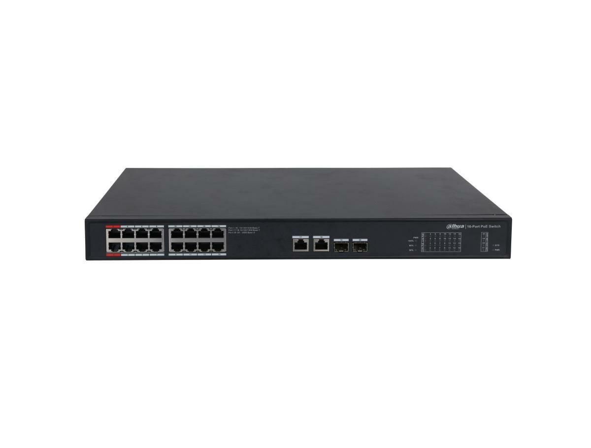 DAHUA PFS3220-16GT-240 16 Poe Port 240W Gigabit Switch