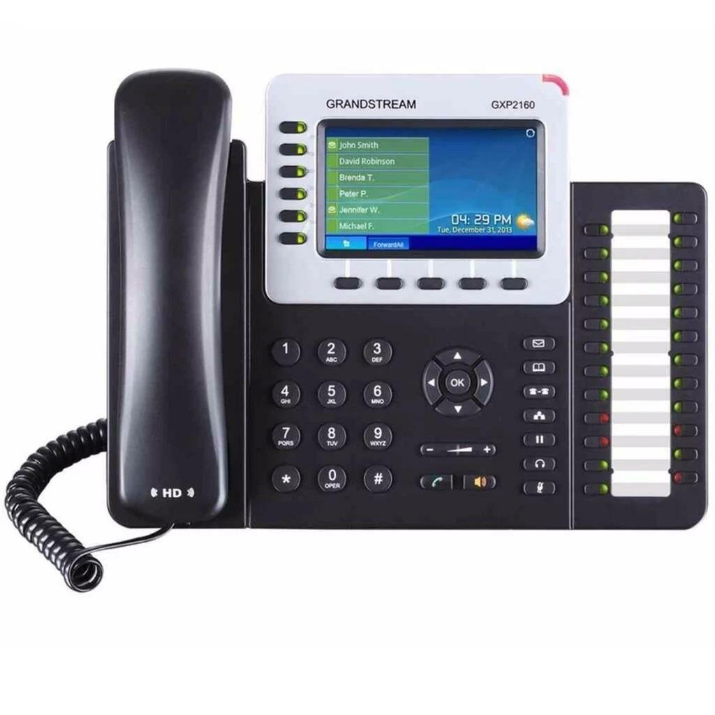 Grandstream GXP2160 Poe Destekli Ip Telefon
