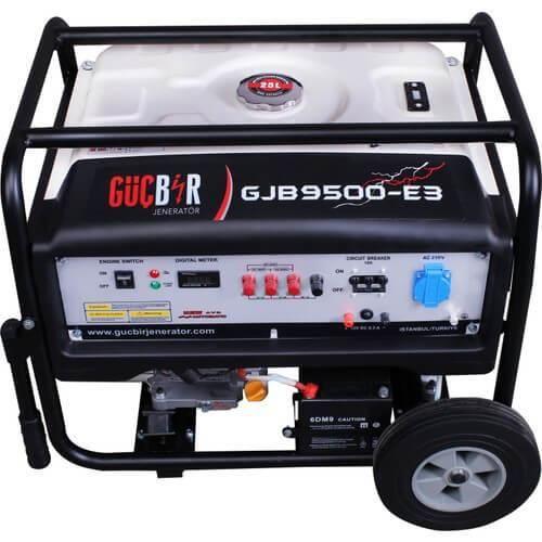 Güçbir GJB-9500E-3 Benzinli Portatif Trifaze Jeneratör