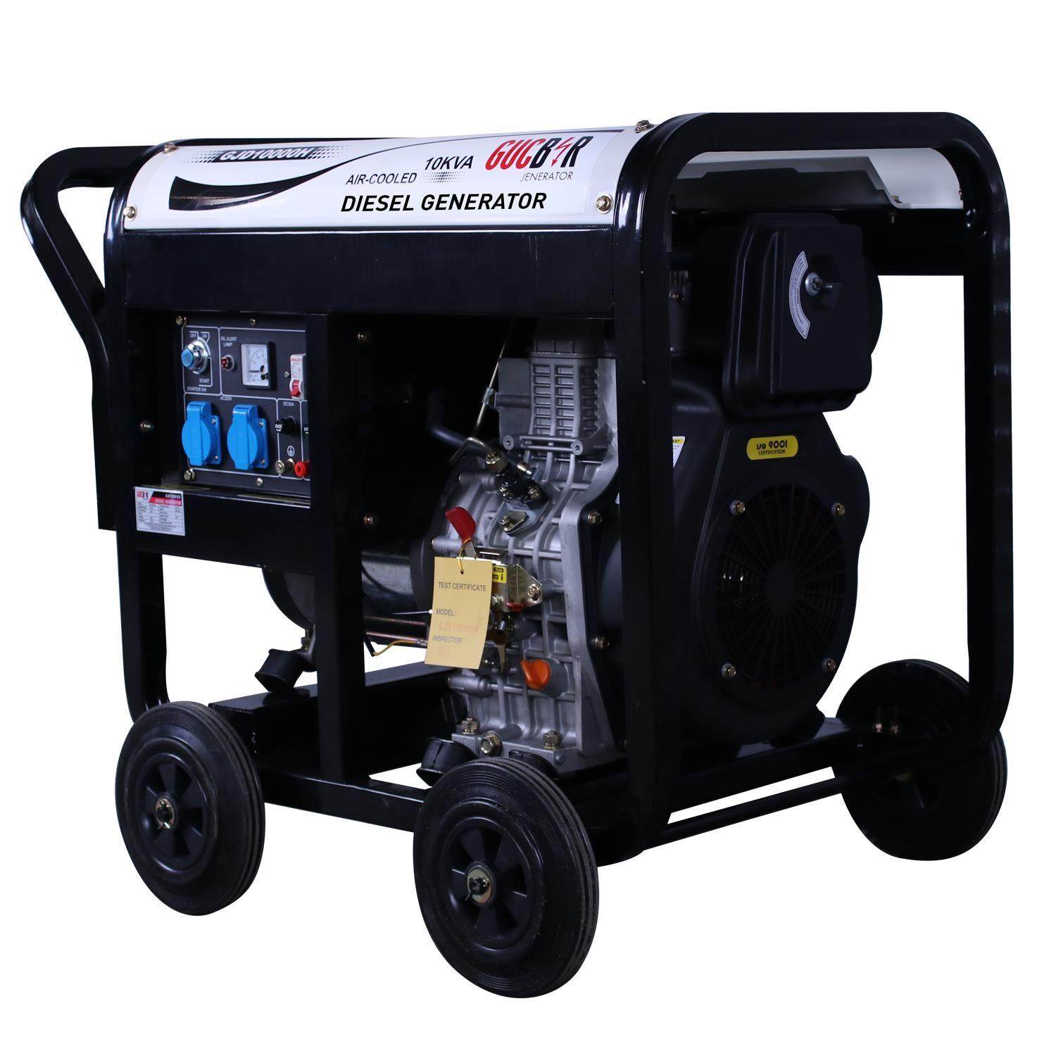 Güçbir GJD10000H Dizel 10 Kva Monofaze Açık Tip Jeneratör