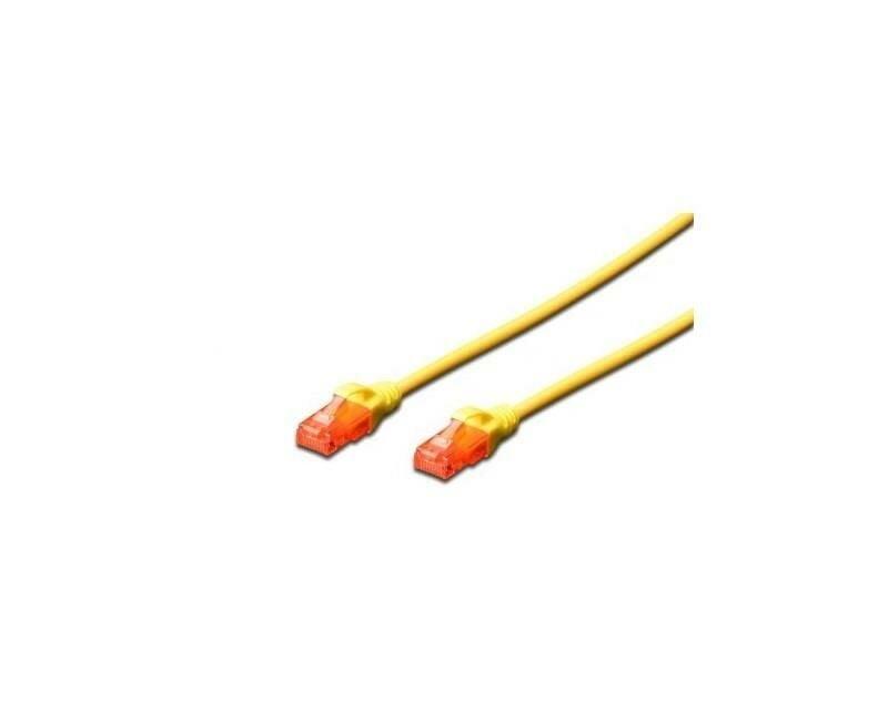 HCS T5E-00418-20 2 Mt Utp Cat5 Pvs Patch Cord Sarı