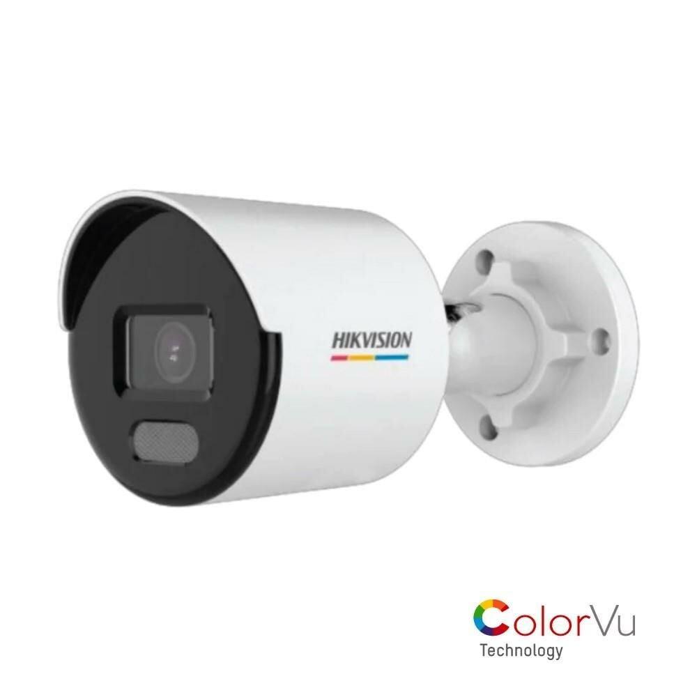 Hikvision DS-2CD1027G0-LUF 2 Mp 4mm Dahili Mikrofonlu Bullet Colorvu Ip Kamera