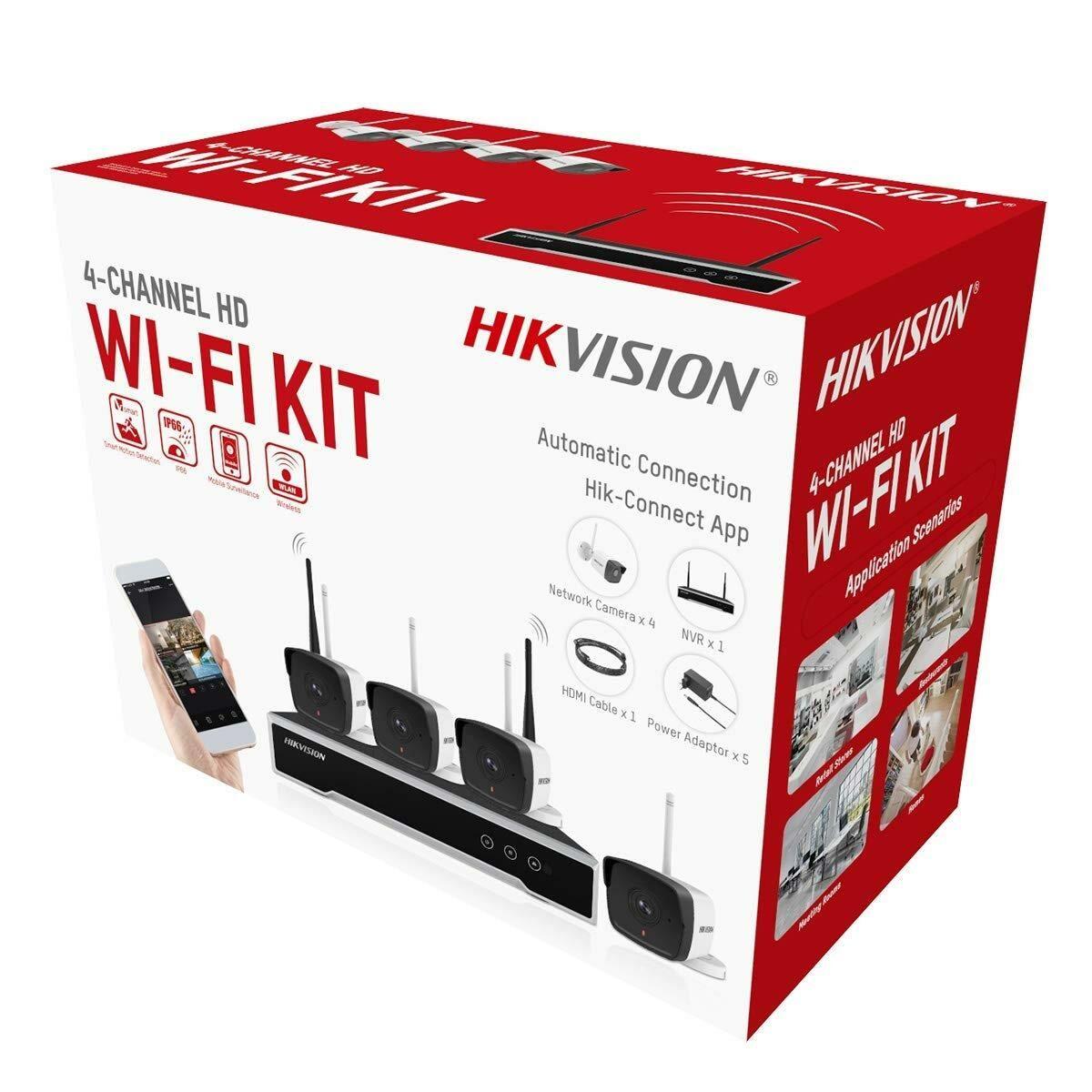 Hikvision NK42W0H-1T(WD)(D) 2mp Bullet Wifi Kamera Seti