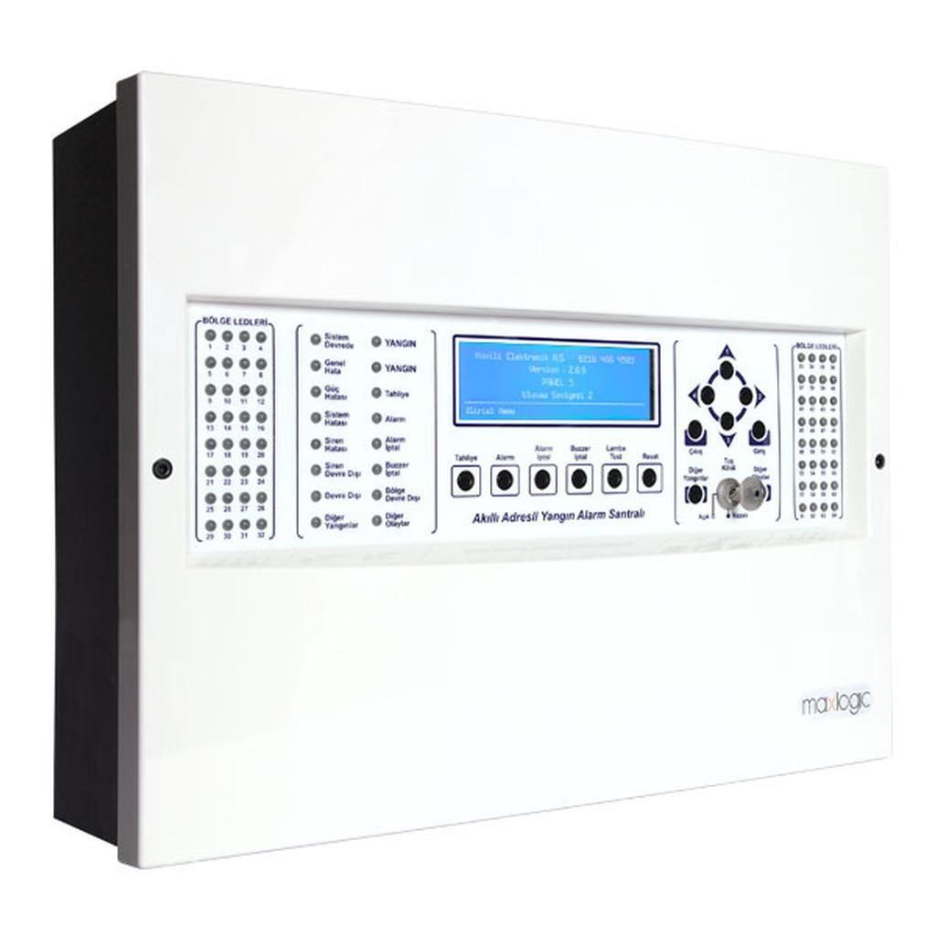 Mavili ML-1234 Adresli 4 Çevrim Yangın Alarm Santrali