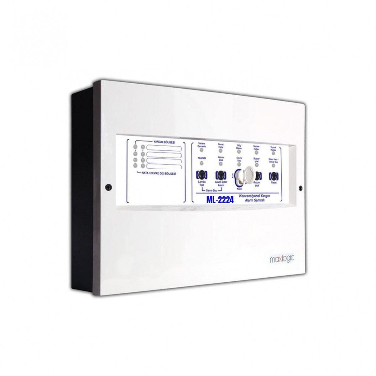 Mavili ML-2224 4 Loop Konvansiyonel Yangın Alarm Santrali