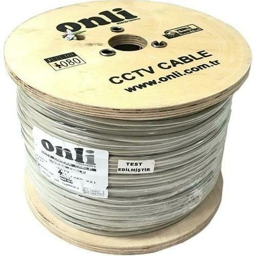 Onli Cctv 2+1 2x0,50 Mm Kamera Kablosu 500 Metre