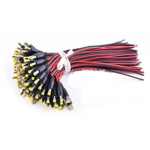 Power Jack Dc Jack Bakır Kablo Dc Adaptör Jacklı Tekli