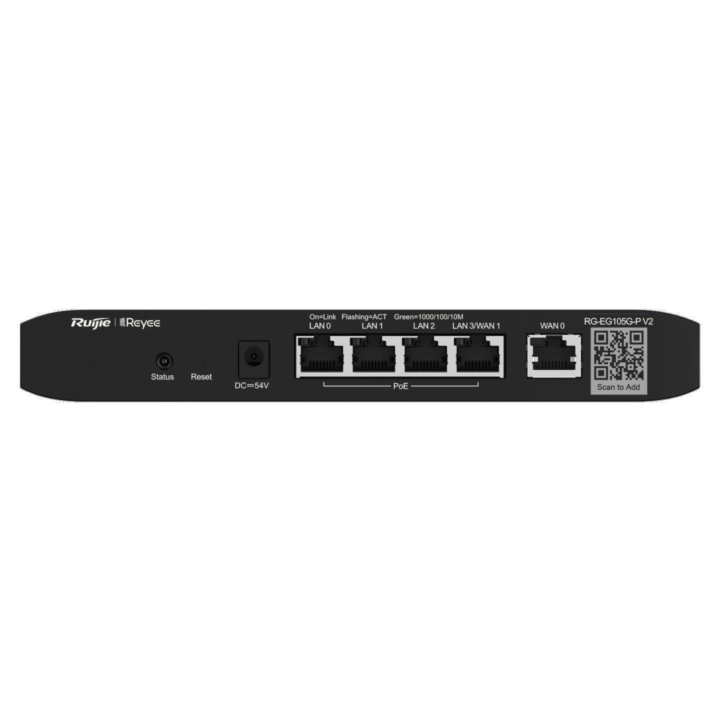 Ruijie Reyee RG-EG105G-P 5 Portlu 4 Port Poe Router