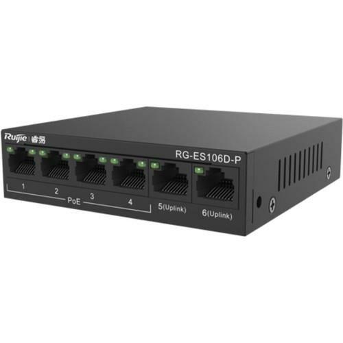 Ruijie Reyee RG-ES106D-P 4Port Poe Yönetilemez Switch