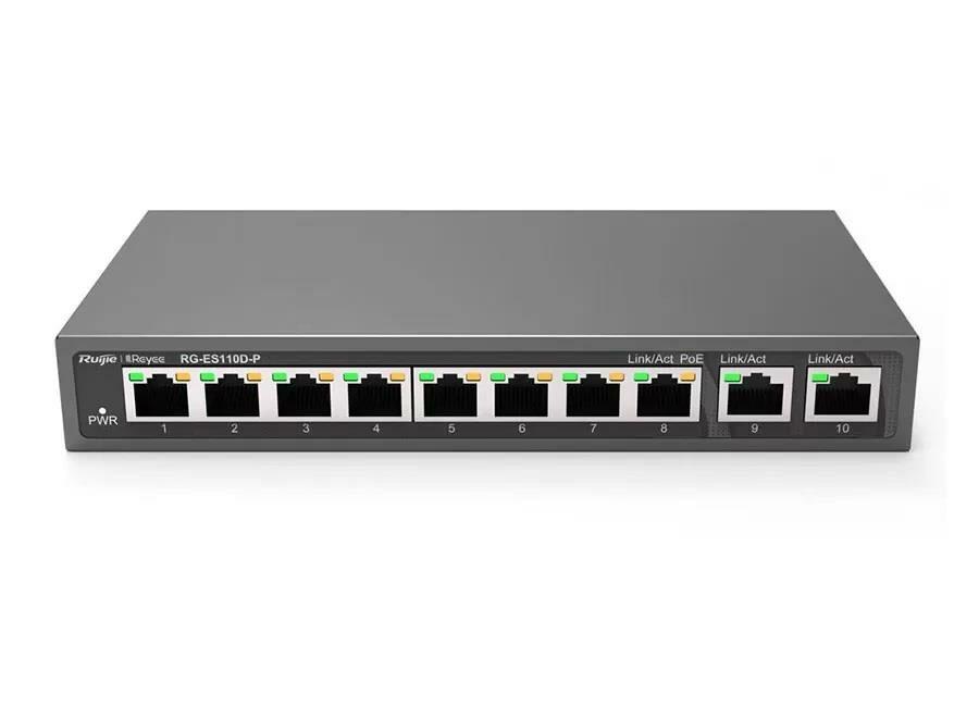 Ruijie Reyee RG-ES110D-P 8 Port PoE Switch