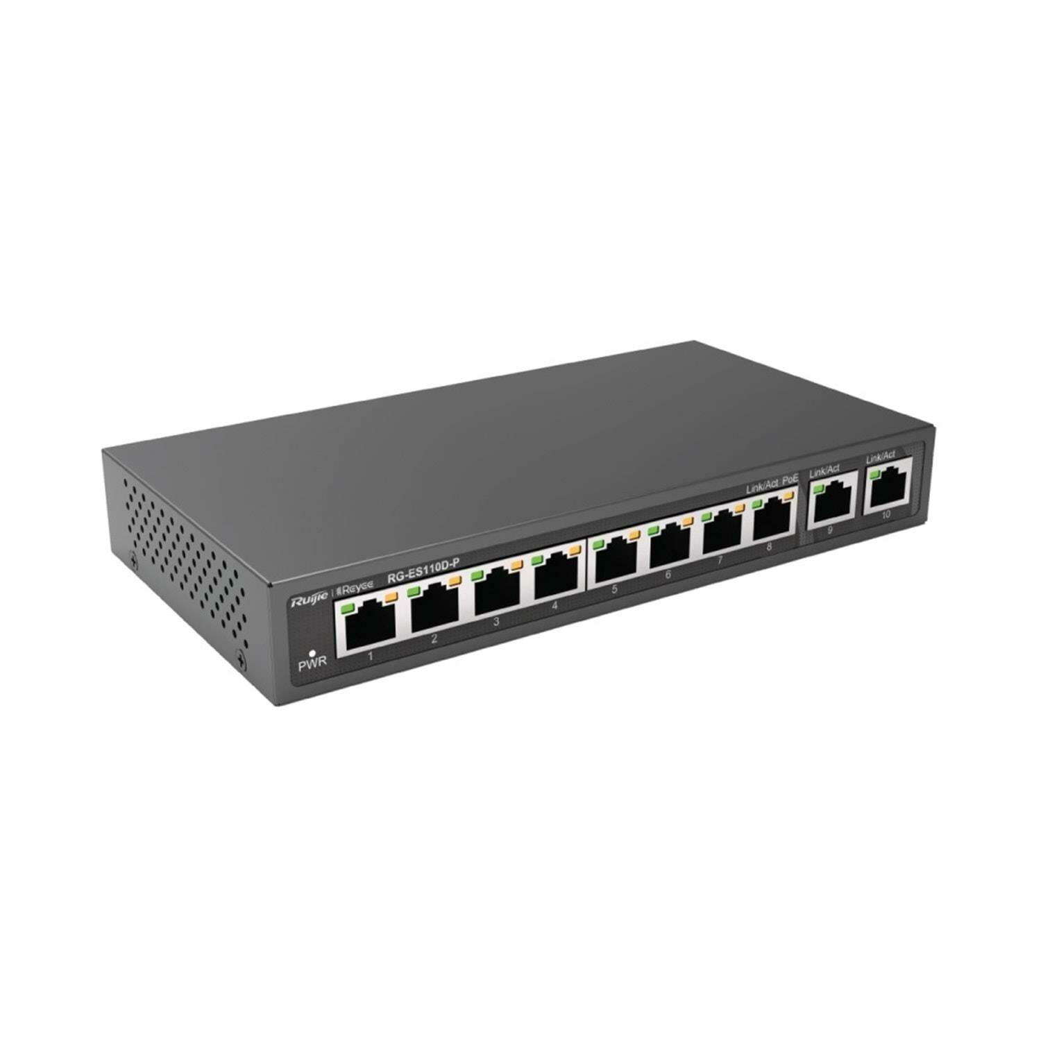 Ruijie Reyee RG-ES110D-P 8 Port PoE Switch
