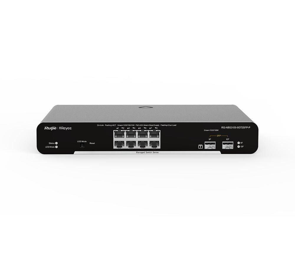 Ruijie Reyee RG-NBS3100-8GT2SFP-P 8 Port Gigabit Poe Switch
