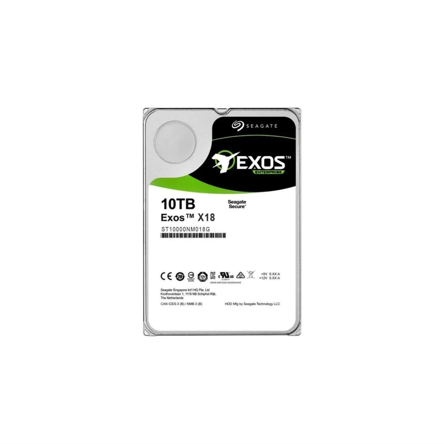 Seagate ST10000NM018G EXOS X18 3.5" 10 TB SATA 3.0 7200Rpm Güvenlik Harddiski