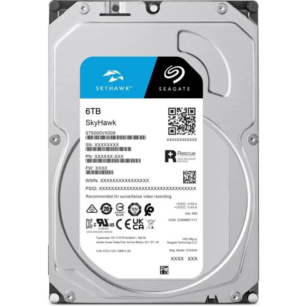 Seagate Skyhawk ST6000VX009 6 Tb 256mb Güvenlik Harddiski