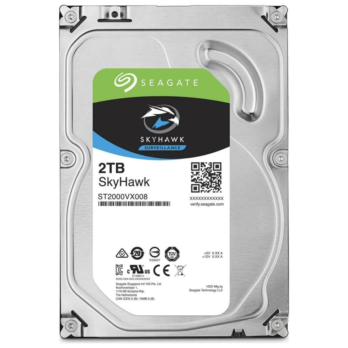 Seagate Skyhawk ST2000VX008 2 Tb 5900rpm Harddisk