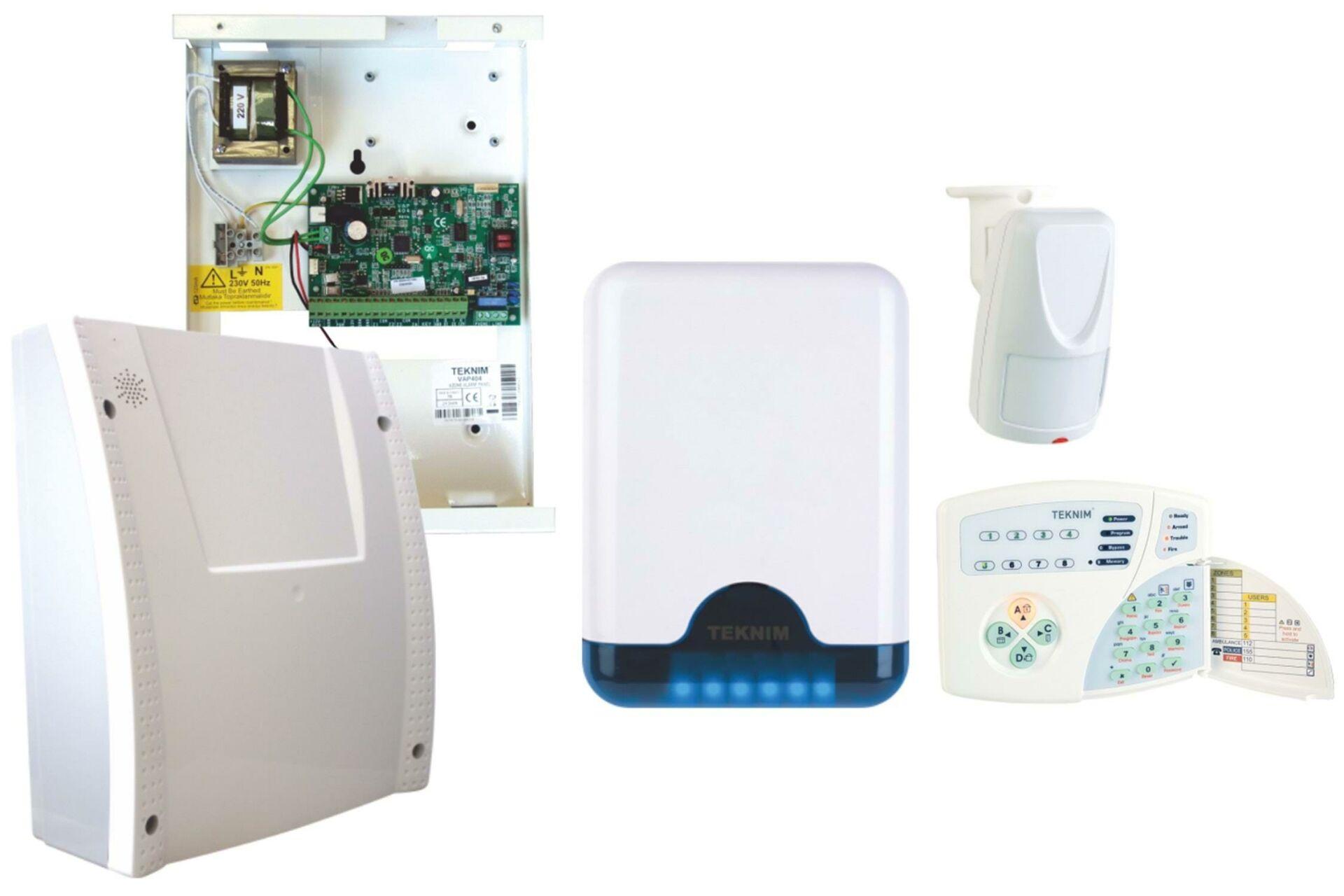 Teknim Set VAP-404PT Pstnli Alarm Set Akü Hariç