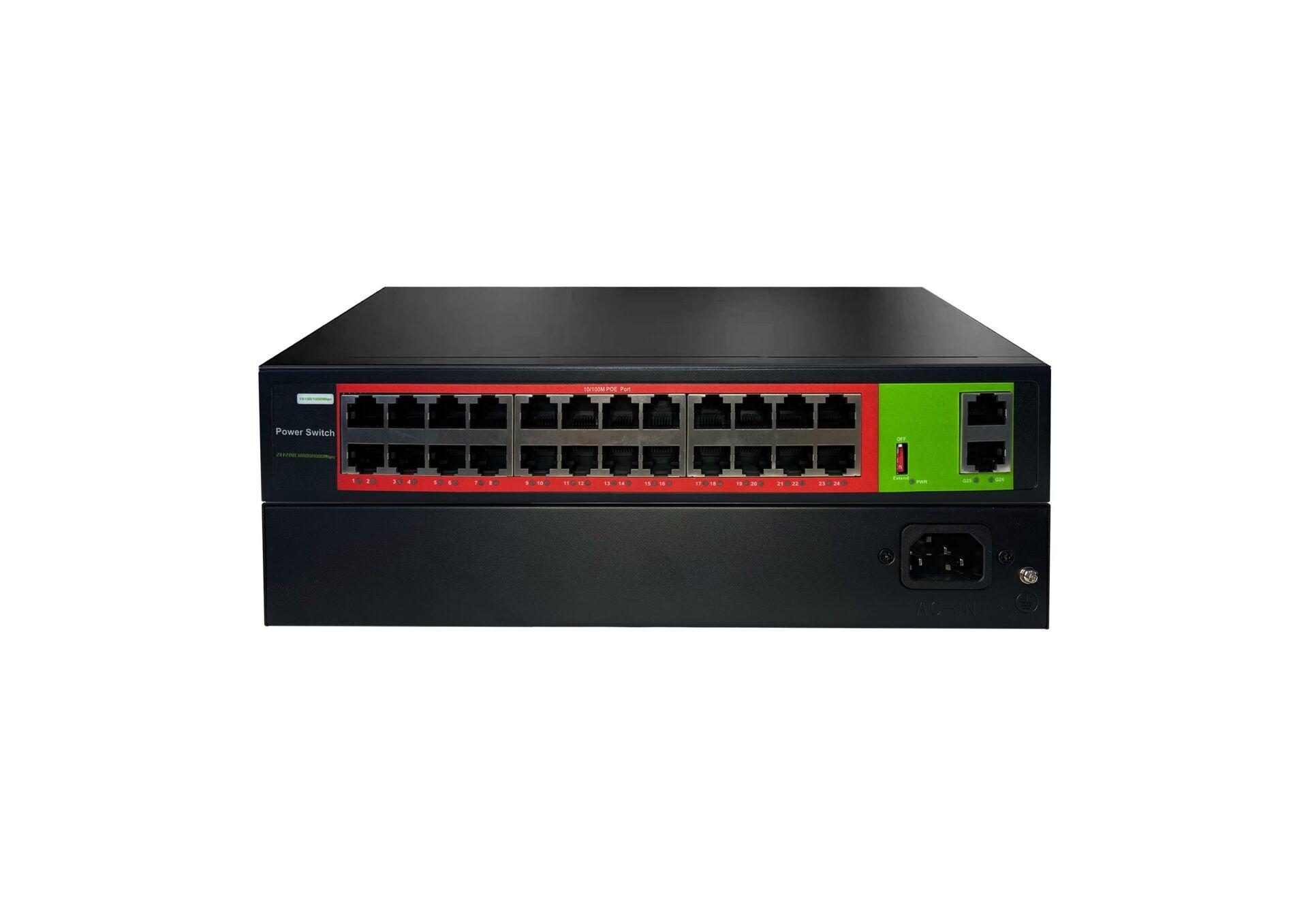 Uranium POE-2420-260W 24 Port 260w Poe Switch