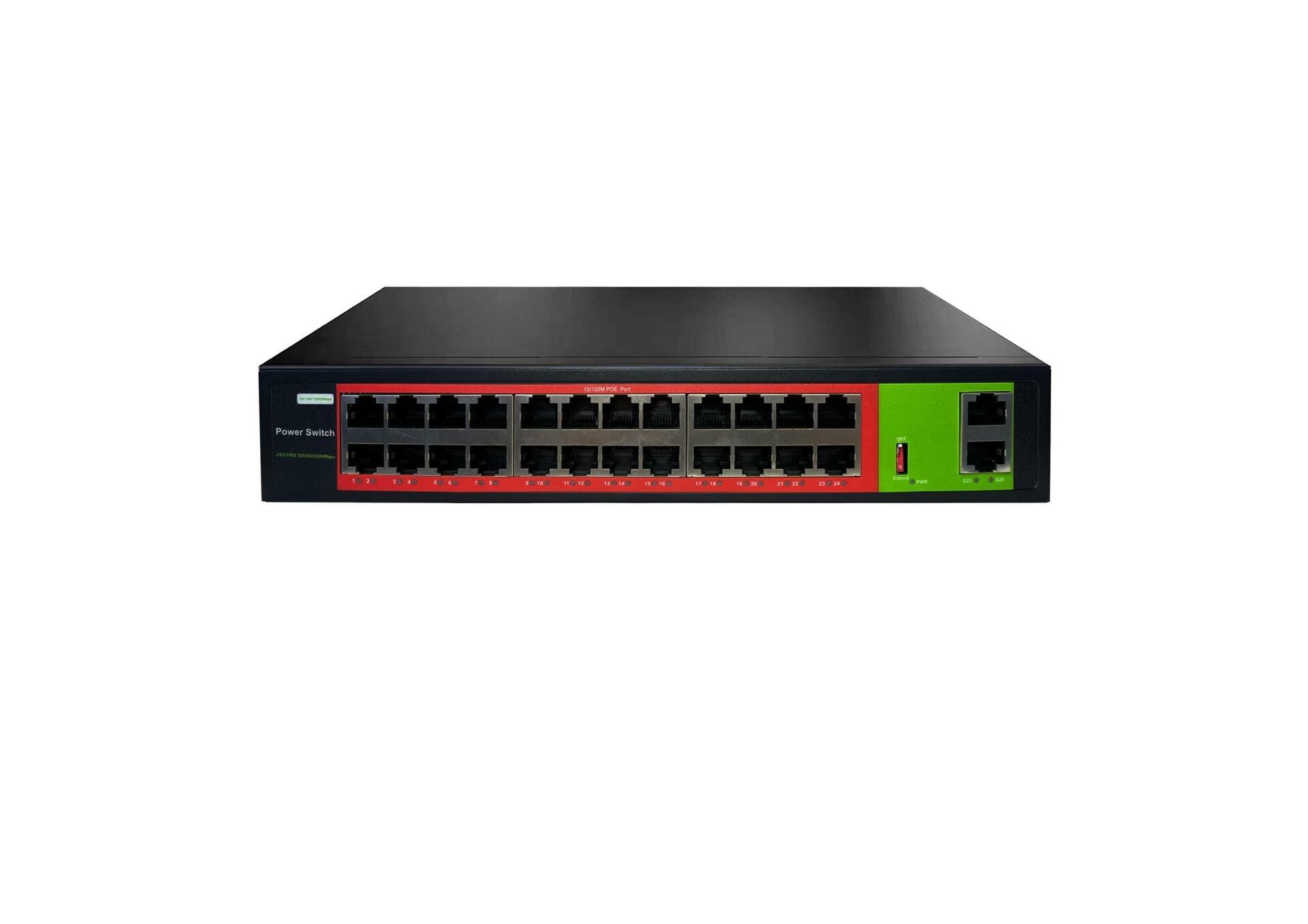 Uranium POE-2420-260W 24 Port 260w Poe Switch