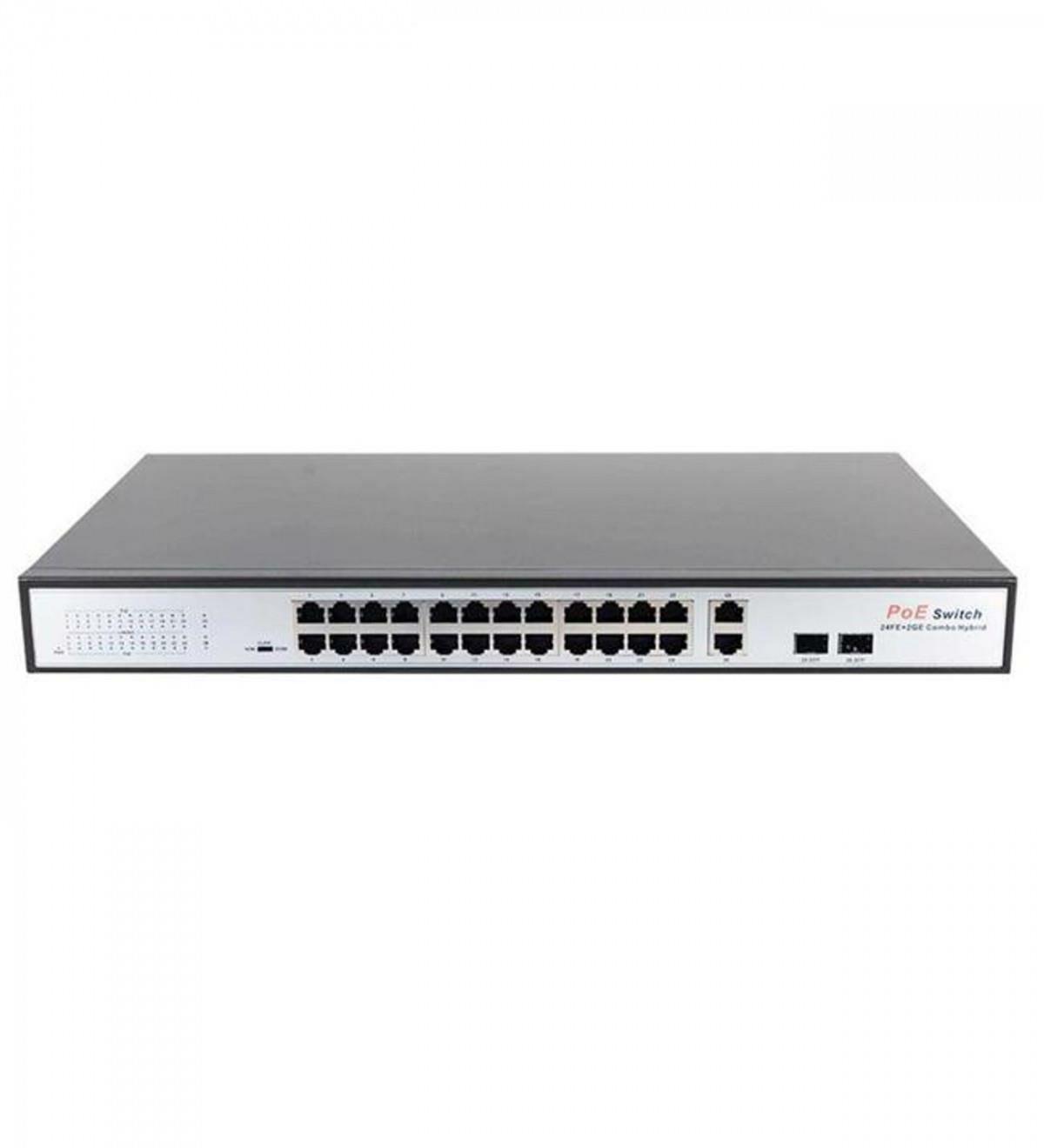 Uranium POE-2421SFP-300W 24x10/100 2x Gigabit Uplink 1x Sfp 360w Poe Combo Rack Tipi Switch