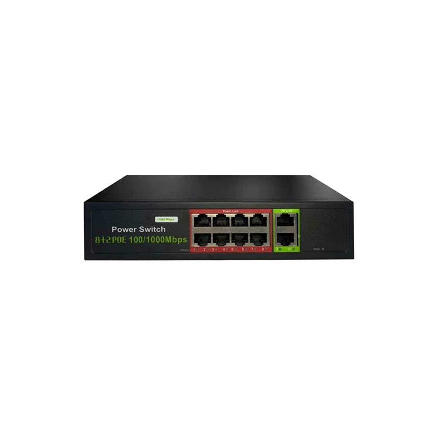 Uranium POE-G8002-96W 8 Port Gigabit 2xrj45 Poe Switch