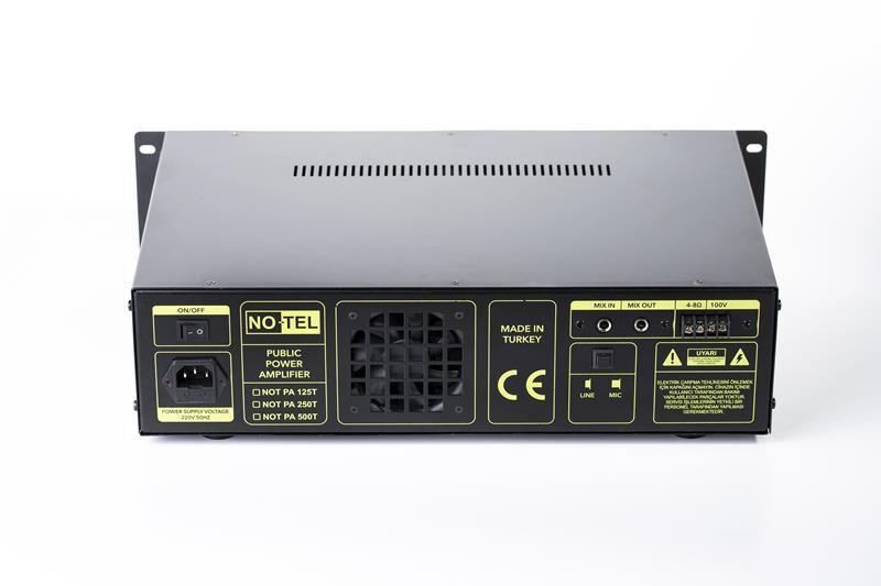 V-Tech NOT P250T 250 Watt Hat Trafolu Amplifikatör