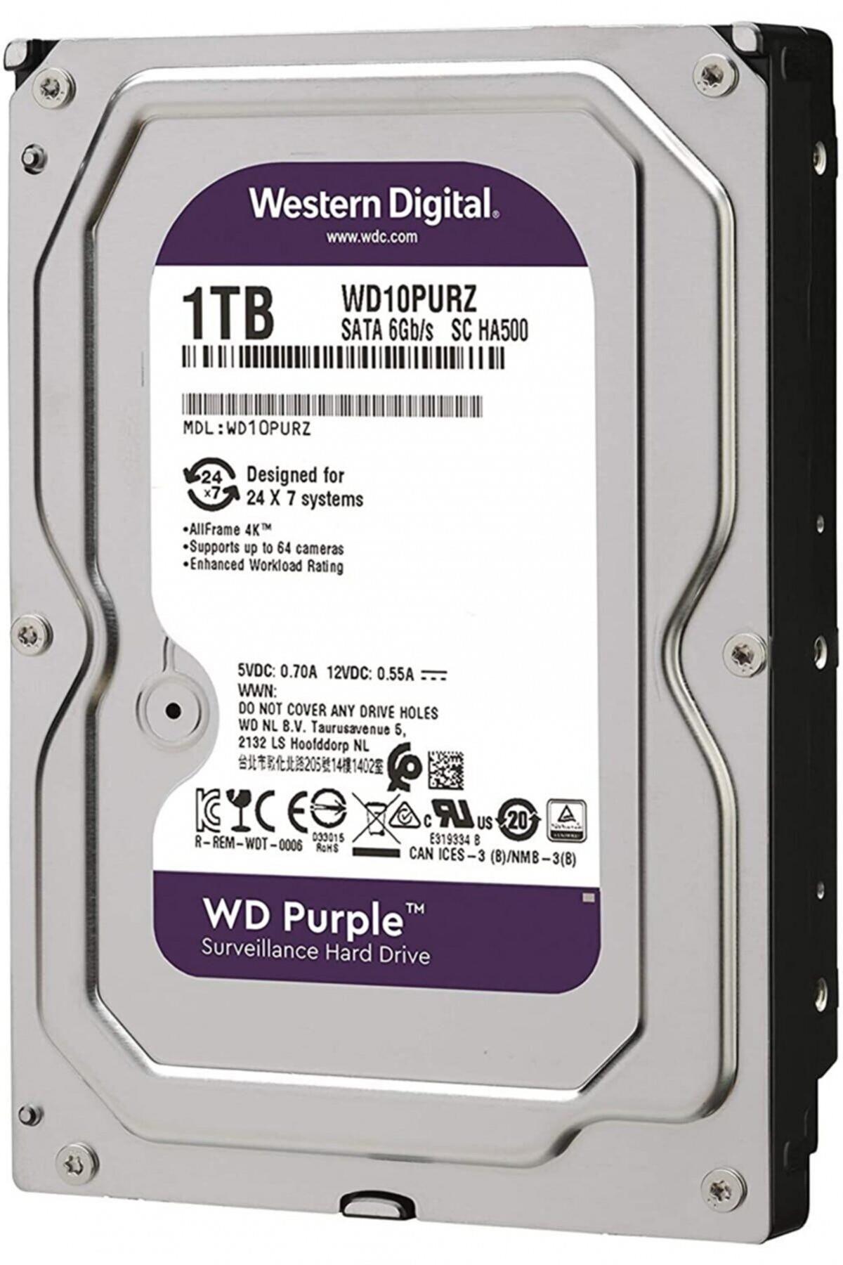Western Digital WD10PURZ 1 Tb 5400Rpm Harddisk