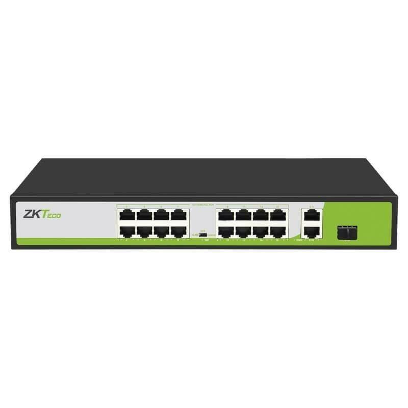 Zkteco PE162-200-C 16 Port Poe Switch