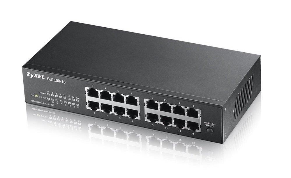 Zyxel GS1100-16 16 Port Gigabit Yönetilemez Switch